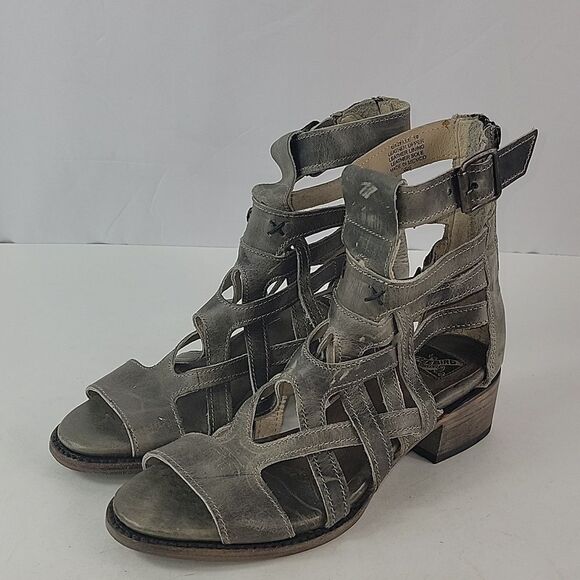 Freebird By Steven Gazelle Stone Gladiator Leather Women's Sandals - Picture 1 of 15